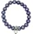 Chrysalis Natural Black Freshwater Pearl Bracelet Silver Charm Loop