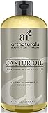 Art Naturals 100% Pure Castor Oil 16 oz - Best Massage Oil & Moisturizer for Hair and Skin