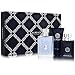 Versace Pour Homme for Men 3 Piece Set Includes: 3.4 oz Eau de Toilette Spray + 3.4 oz Hair & Body Shampoo + 2.5 oz After Shave Balm