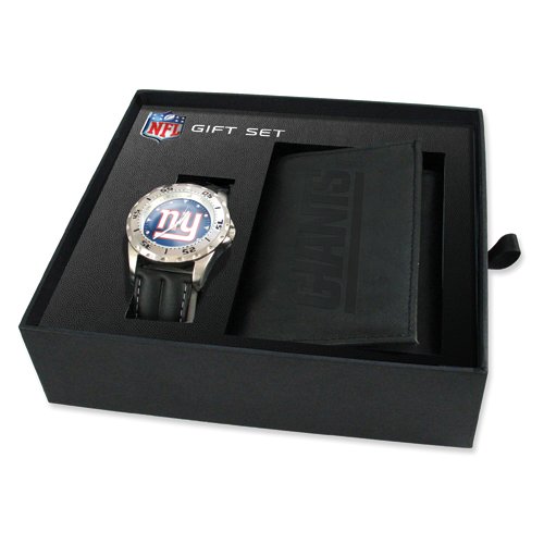 Mens NFL New York Giants Watch & Wallet Set