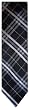 Men's Tommy Hilfiger Necktie Neck Tie Silk Black, Blue & Silver