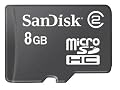 SanDisk 8GB microSDHC Card CLASS 2 (SDSDQ-8192, Bulk Package)