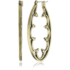 ippolita rock candy earrings Lucky Brand Scroll Gold-Tone Sca