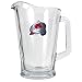 Colorado Avalanche NHL 60oz Glass Pitcher - Primary Logo by Great American Products