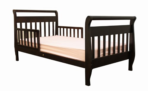 Dream On Me Classic Sleigh Toddler Bed - Espresso