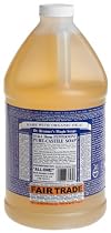 Castile Liquid Soap Organic-Peppermint 64 Ounces