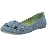 Blowfish Women's Smooth Ballet Flat,Chambray Street Denim,10 M US