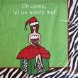 "Oh Come, Let Us Adore Me!" Holiday Beverage Napkins