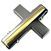 Men's Stainless Steel Chunky Three Colour Cross & Chain