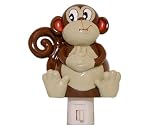 MONKEY night light NIGHTLIGHT kids BATHROOM decor