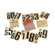 Pryme Complete Number Set #0-9 "