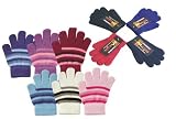 3 Normani Kinder Handschuhe  Magic-Gloves - Farbe für Mädchen
