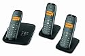 Siemens Gigaset AS285 Trio DECT Schnurlostelefon (Anrufbeantworter, 2x Mobilteilen inkl. Ladeschale) schwarz