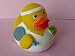 Badeente Birgit Matchball Tennis Ente L=0: my-fan-page.de