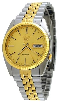 Seiko 5 #SNXJ92 Men's Classic 2 Tone Self Winding Automatic Watch