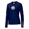 Nike Illinois Fighting Illini Navy Blue Ladies Classic Logo Long Sleeve T-shirt