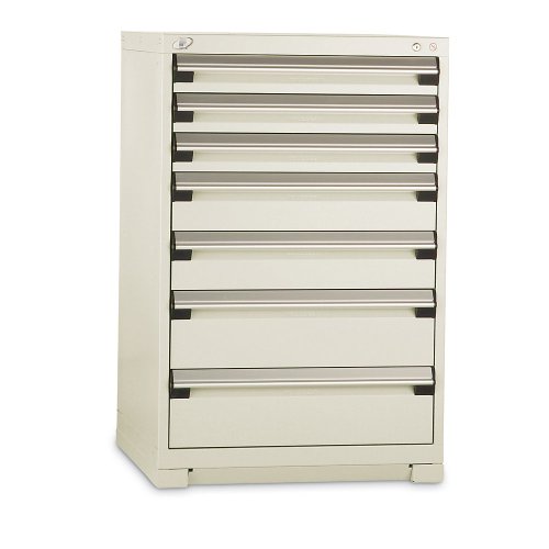 ROUSSEAU Standard Width Drawer 36x24x46 7 Drawers Gray
