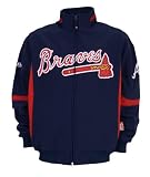 MLB Atlanta Braves Adult Long Sleeve Therma Base Premier Jacket, Large