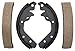 ACDelco Silver 14519B Bonded Rear Drum Brake Shoe Set