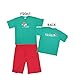 Naughty-Nice 2 Sided Family Christmas Holiday Pajama Set for Adult or Kids Playwear