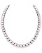 The Pearl Source 14K Gold AAA Quality Pink Freshwater Cultured Pearl Necklace for Women in 20