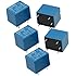 uxcell&reg; 5 Pcs DC 12V Coil SPDT 5 Pin Mini Power Relays PCB Type HHC66A-1Z-12VDC
