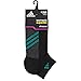 adidas Women's Climacool Superlite Low Cut Socks (3 Pack), Black/Graphite/EQT Green/Semi Solar Slime/Shock Red, Size 5-10