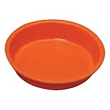アイリスオーヤマ 受け皿 カラー受皿 7号 オレンジ 直径約21×高さ約3.7