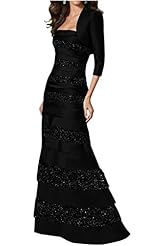 Plus Size Satin Lace Mother-of-the-Bride Dress/Prom Dress 