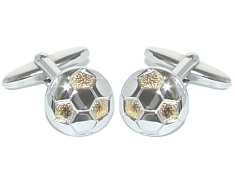 Grom Manschettenknöpfe Fußball EM 2012 2511bi “Made in Germany – Pforzheim” inkl. hochwertigem Geschenketui