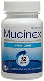 Mucinex extended release tablets, 60 ct Box