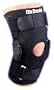 McDavid Deluxe Hinged Adjusable Neoprene Sleeve Knee Guard, Medium