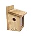 Kettle Moraine Cedar Post Mount Bluebird Mealworm Feeder