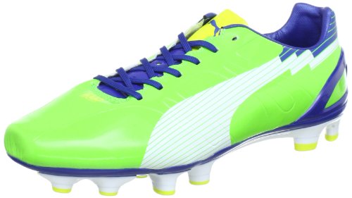 Puma Evospeed 3 Fg, Chaussures de sport homme - Vert (06Green/White/Blue/Yellow), 42 EU