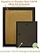 Craig Frames 7171610BK 12 by 18-Inch Poster Frame, Wood Grain Finish, 0.825-Inch Wide, Solid Black