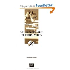 Apprentissage et formation