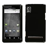 Jet Black Design Snap-On Cover Hard Case Cell Phone Protector for Motorola  ....