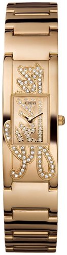 Guess Women's U11624L3 Gold Stainless-Steel Quartz Watch with Gold Dial