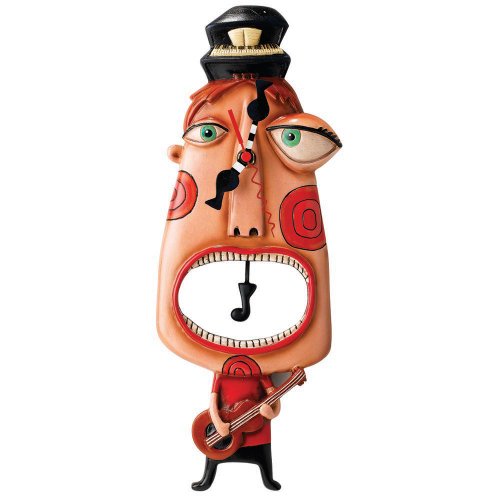 Enesco Allen Designs Wanduhr mit Pendel Music Man