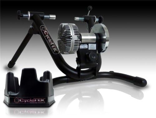 CycleTEK Momentum 1 Indoor Fluid Cycling Trainer & Riser Block Package