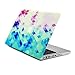 Unik Case Gradient Ombre Triangular Galore Digital Waterfall Pink and Blue Graphic Ultra Slim Hard Case Cover for Macbook Pro 13