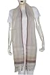Silk Scarfs Jacquard Pattern Rectangular 28 x 80 inches (npsrf001)
