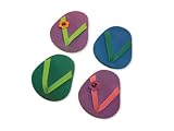 Wine Wear Flip Flop Wine Coasters, Set of 4