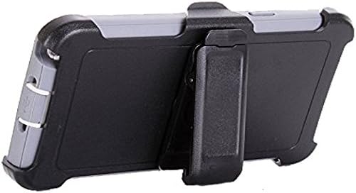 DEFENDER Cell Phone Case for Samsung Galaxy Note4 - Retail Packaging -GREY/WHITE