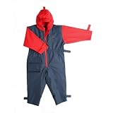 All-in-One Waterproof Suit Navy / Red