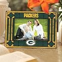 Green Bay Packers Art Glass Horizontal Frame