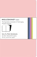 Moleskine Volant Notebook Plain, Pink Xsmall: Set of 2