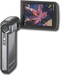Insignia NS-DCC5HB09 - Camcorder - High Definition with digital player/voice recorder - widescreen - 5.0 Mpix - supported memory: SD, SDHC, flash card