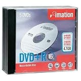 Imation - 5 x DVD+R - 4.7 GB 16x - jewel case - storage media
