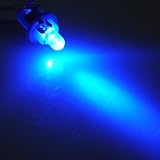 Banggood 2X T5 Car Gauge LED Speedo Dashboard Dash Wedge Side Light Bulb Lamp Blue 12V